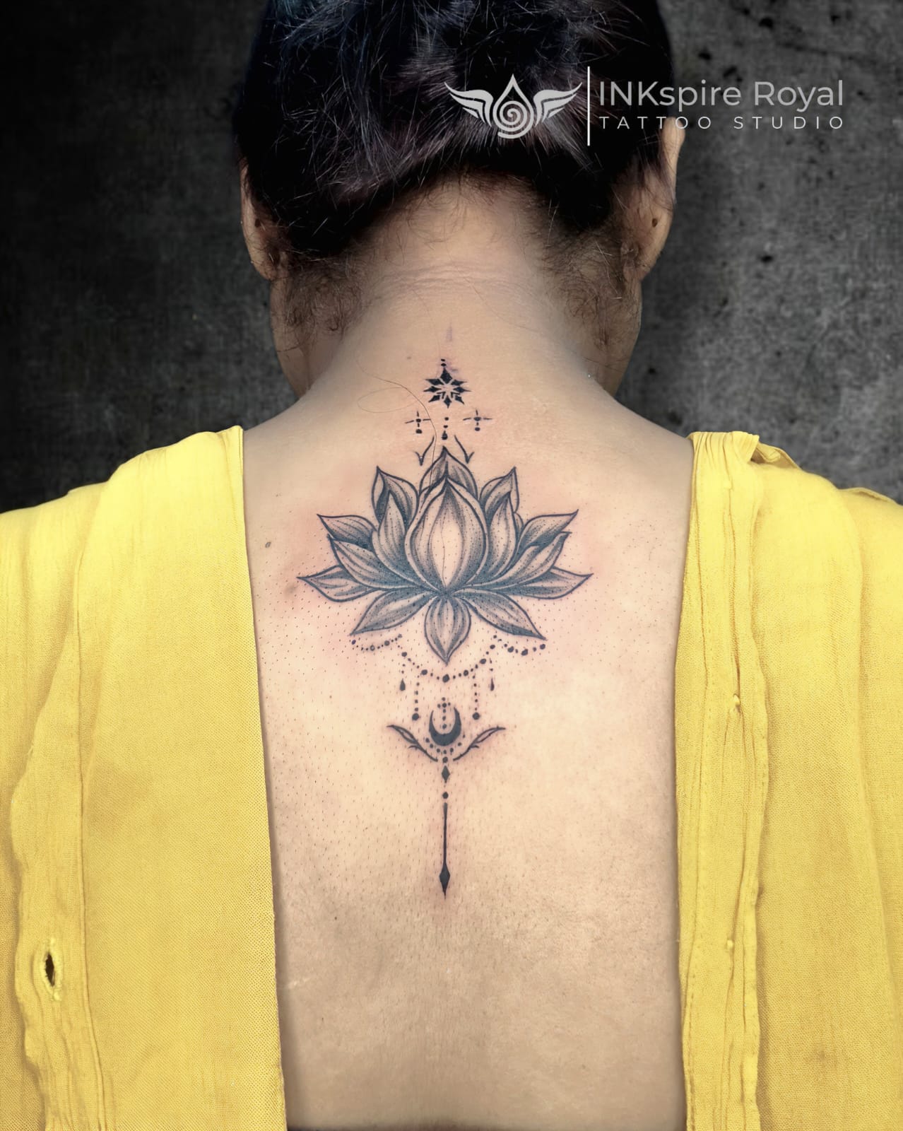 lotus-tattoo-on-back-INKspire-Royal-Tattoo-midnapore